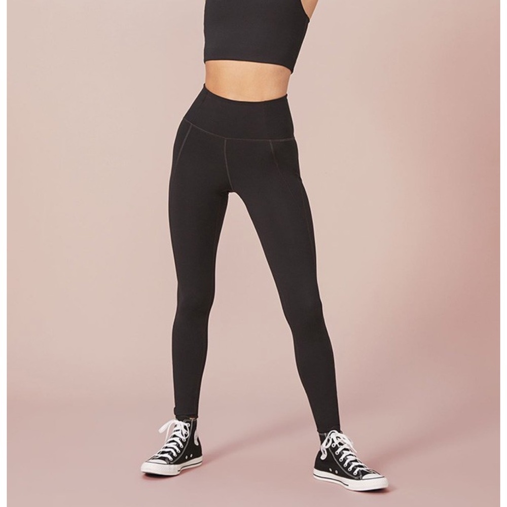 Girlfriend Collective Black Compressive High Rise Legging Medium